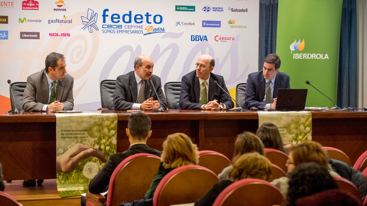 Presentación del bono social de Iberdrola en Toledo.