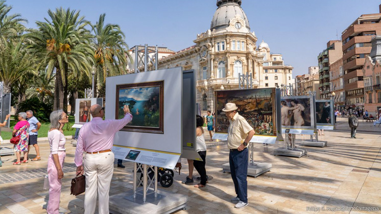 El Museo del Prado en las calles de Cartagena.