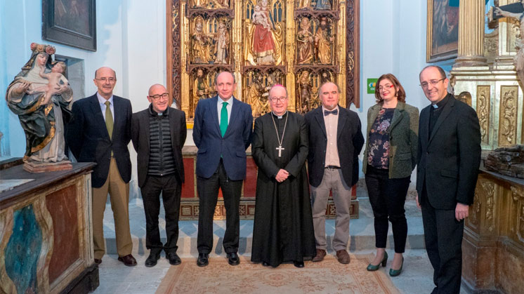 Restauración del retablo de Santa María de la Catedral de Cuenca.