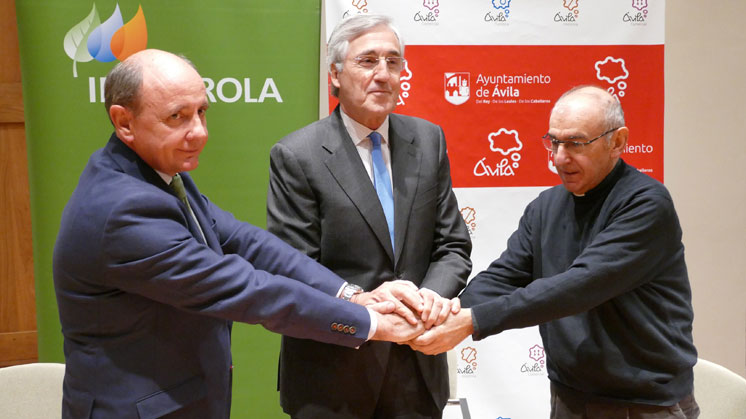 Presentación del programa de iluminación de la catedral de Ávila.