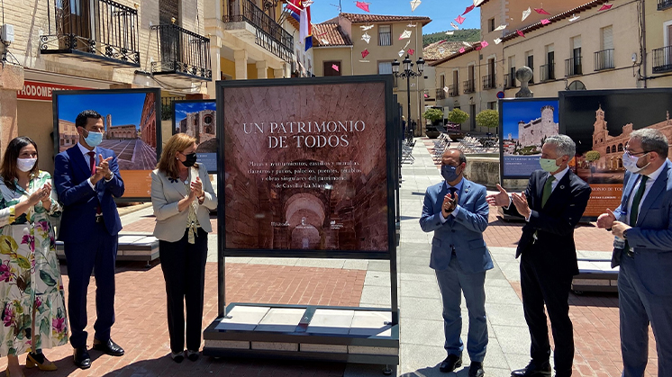 Jadraque, Guadalajara, acoge la exposición itinerante Un patrimonio de todos que muestra el patrimonio histórico y cultural de Castilla La Mancha.