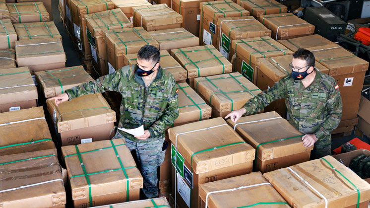 Iberdrola has provided the Spanish army with 50 respirators.