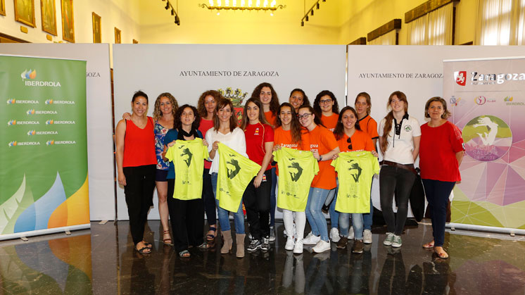 Presentación de la undécima jornada del Tour Mujer, Salud y Deporte en Zaragoza.