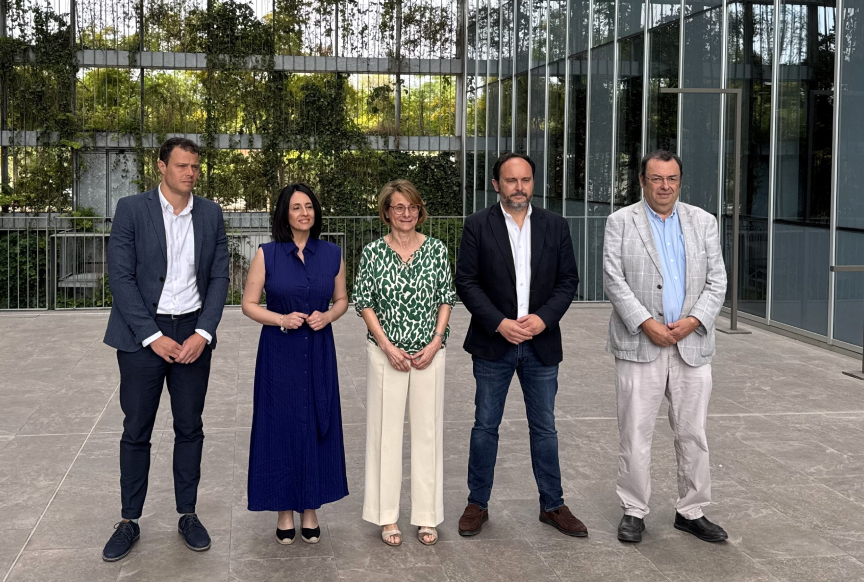 J. Mazorra, R. Torró, E. Alcón, J. Blanco y JV. Bono (de izq a der) jornada Alianza Q-Cero en Castellón